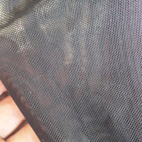 Stretchy in white thigh is fishnet - Picture 2 of 2